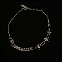 Zinc Alloy smykker halskæde, forgyldt, for kvinde, nikkel, bly & cadmium fri, Længde Ca. 18.11 inch, Solgt af PC