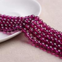 Knistern Quarz Perlen, rund, DIY, rosa Camouflage, verkauft per 38 cm Strang