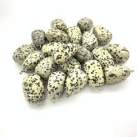Dalmatiner Anhänger, mit Zinklegierung, Klumpen, poliert, gemischte Farben, 14mm, verkauft von PC