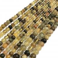 Quartz Bracelets, Rutilated Quartz, Round, polished, DIY, mixed colors, Sold Per 38 cm Strand