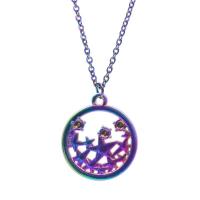 Zinc Alloy Pendants colorful plated fashion jewelry & with star pattern multi-colored Sold By PC