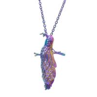 Zink Alloy Animal Hängen, Peacock, färgrik pläterade, mode smycken, flerfärgad, 33x4x60mm, Säljs av PC