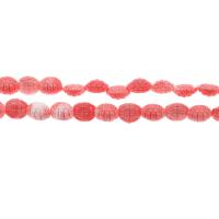 Resin Jewelry Beads, DIY & imitation coral, pink, 13x11x6mm, 33PCs/Strand, Sold Per 38 cm Strand