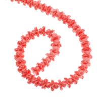 Perles bijoux en résine, graines de Lotus, DIY & imitation de corail, rose, 12x12x12mm, 52PC/brin, Vendu par 38 cm brin