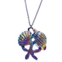 Zinc Alloy Pendants Conch colorful plated fashion jewelry multi-colored Sold By PC