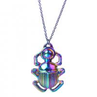 Zinc Alloy Pendants Insect colorful plated fashion jewelry multi-colored Length 45 cm Sold By PC