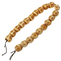 Ox Bone Beads Cat yellow Approx u3001mm Approx Sold Per Approx 15.74 Inch Strand