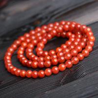 108 Mala Beads, Yunnan Red Agate, Unisex & different size for choice, Sold By Strand