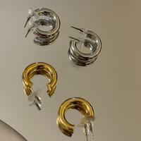 Tibetan Style Stud Earring, plated, for woman, more colors for choice, nickel, lead & cadmium free, 20mm, Sold By Pair