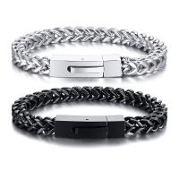 Stainless Steel Jewelry Bracelet plated & for man Sold By PC