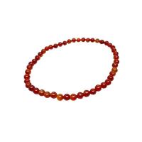 Red Agate Bracelets Unisex red Length Approx 15 Inch Sold By PC