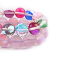 Perles en labradorite, Rond, synthétique, DIY, plus de couleurs à choisir, Vendu par 38 cm brin