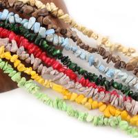 Gemstone Chips, Natural Stone, irregular, DIY, more colors for choice, 8x5mm, 200PCs/Strand, Sold Per 38 cm Strand