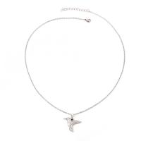Stainless Steel Jewelry Necklace Bird plated fashion jewelry & oval chain & for woman Sold Per Approx 17.7 Inch Strand