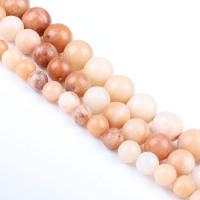 Natural Aventurine Beads, Pink Aventurine, Round, polished, DIY, pink, Sold Per 39 cm Strand