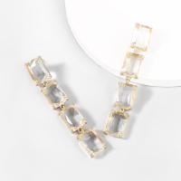 Rhinestone Earring Zinc Alloy fashion jewelry & for woman & with glass rhinestone Sold By Pair