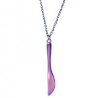 Zinc Alloy Pendants Sword colorful plated fashion jewelry multi-colored Length 45 cm Sold By PC