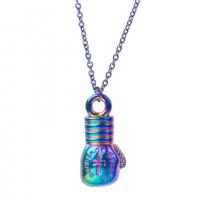 Zink Alloy Halsband, färgrik pläterade, mode smycken, flerfärgad, 10x22mm, Längd 45 cm, Säljs av PC