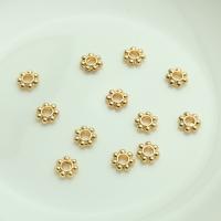 Brass Spacer Beads Snowflake plated DIY nickel lead & cadmium free Sold By PC