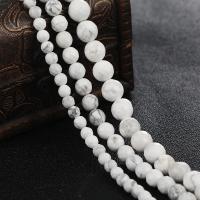 Magnesit Perle, Salben, DIY & verschiedene Größen vorhanden & facettierte, weiß, verkauft von Strang