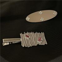 Alligator Hair Clip Zinc Alloy & for woman & with rhinestone nickel lead & cadmium free Sold By PC