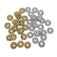 Tibetan Style Spacer Beads, Snowflake, plated, DIY, more colors for choice, 9x1.50mm, Sold By PC