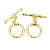 Brass Toggle Clasp gold color plated 21mm Sold By Lot