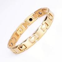 Titan Edelstahl Armband, Titanstahl, plattiert, Modeschmuck & für Frau, keine, 212x10x3mm, verkauft von PC