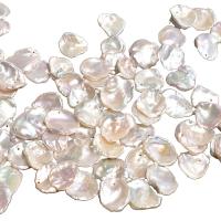 Keshi Cultured Freshwater Pearl Beads Natural & fashion jewelry & DIY white 11-13mm Sold By PC