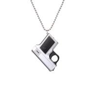 Zink Alloy Smycken Collier, Gun, mode smycken, Längd 75 cm, Säljs av PC