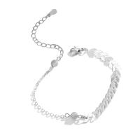 Bracelet en alliage de zinc, avec pierre gemme, bijoux de mode, Longueur:19.5 cm, Vendu par PC