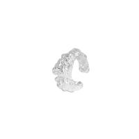 Brassard de boucle d'oreille de mode, Argent sterling 925, Irrégulière, bijoux de mode & pour femme, 10.8x7.8mm, Vendu par PC