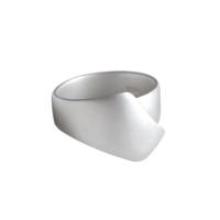 925 sterling silver Cuff finger ring, Oregelbunden, mode smycken & justerbar & för kvinna, 13mm, 6mm, 16.9mm, Storlek:6.5, Säljs av PC