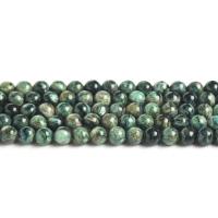 Euchlorit-Kmait Perle, rund, poliert, verschiedene Größen vorhanden, grün, verkauft per ca. 14.57 ZollInch Strang