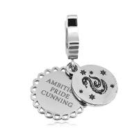 Stainless Steel European Pendants, 316 Stainless Steel, mixed colors, 10-13mm, 5PCs/Bag, Sold By Bag