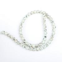 Lotus Jaspis Perlen, Lotos Jaspis, rund, poliert, DIY, gemischte Farben, verkauft per 39 cm Strang