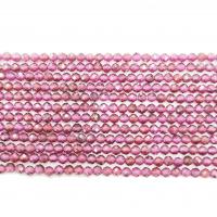 Gemstone Jewelry Beads, Natural Stone, Round, polished, DIY & faceted, pink, Sold Per 39 cm Strand
