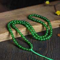 Jasper sten Wrap Bracelet, strålskydd & för kvinna, grön, 6mm, Såld Per Ca 25.2 inch Strand