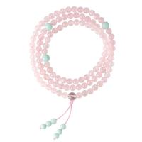 108 Mala Perlen, Natürlicher Quarz, handgemacht, für Frau, keine, 6mm, 108PCs/Strang, verkauft per 7.5 ZollInch Strang