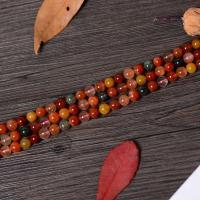 Fukurokuju Beads Round DIY mixed colors Sold Per 38 cm Strand