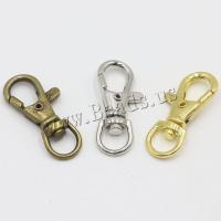 Tibetan Style Key Clasp Setting, plated, DIY, more colors for choice, 40x16mm, Sold By PC