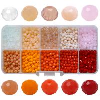 Fashion Glass Beads, with Plastic Box, DIY & faceted, 4mm, 1000PCs/Box, Sold By Box