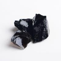 Obsidian Decoration, Nuggets, different size for choice, black, 10Lots/Set, Sold By Set