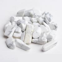 Howlite Decoration, Nuggets, different size for choice, white, 10Lots/Set, Sold By Set