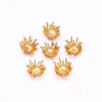Zinc Alloy Bead Cap Flower plated DIY nickel lead & cadmium free 15mm Sold By PC