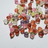 Lampwork Beads, Peach, DIY, more colors for choice, 12x13mm, Sold By PC