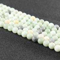Perles en jade, blanc de jade, Polis à la main, Imitation amazonite & DIY & normes différentes pour le choix, Vendu par brin
