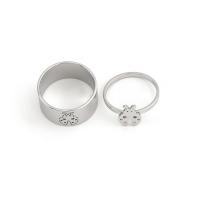 Stainless Steel Finger Ring Ladybug 2 pieces & fashion jewelry & for woman original color Sold By PC