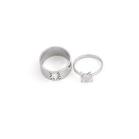 Палец кольцо из нержавеющей стали, нержавеющая сталь, Паук, 2 шт. & ювелирные изделия моды & Женский, оригинальный цвет, продается указан