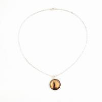Time Gem Jewelry Necklace Zinc Alloy with Resin fashion jewelry & for woman Length 12.4 Inch Sold By PC
